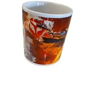 Star Wars Mug‎ Cup Han Solo & Boba Fett 2011 Collection Display 7oz Ceramic